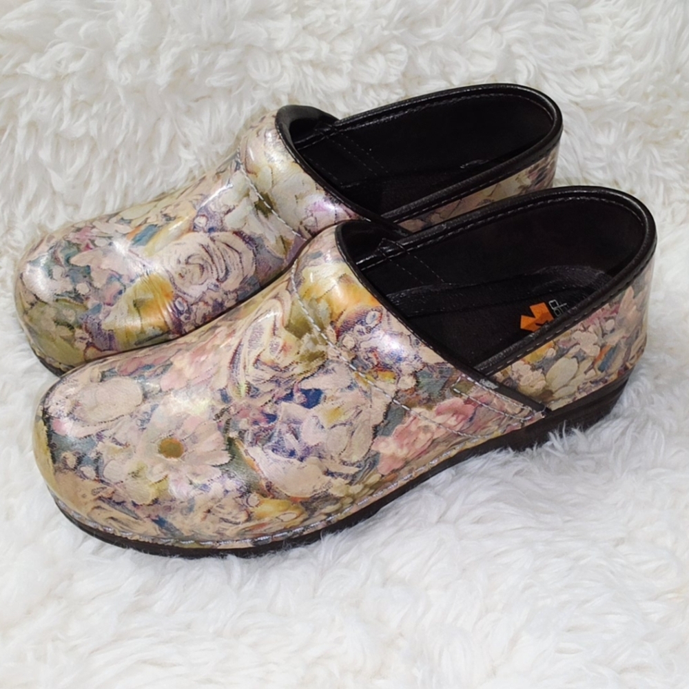 Dansko Floral Mules - Multicolor